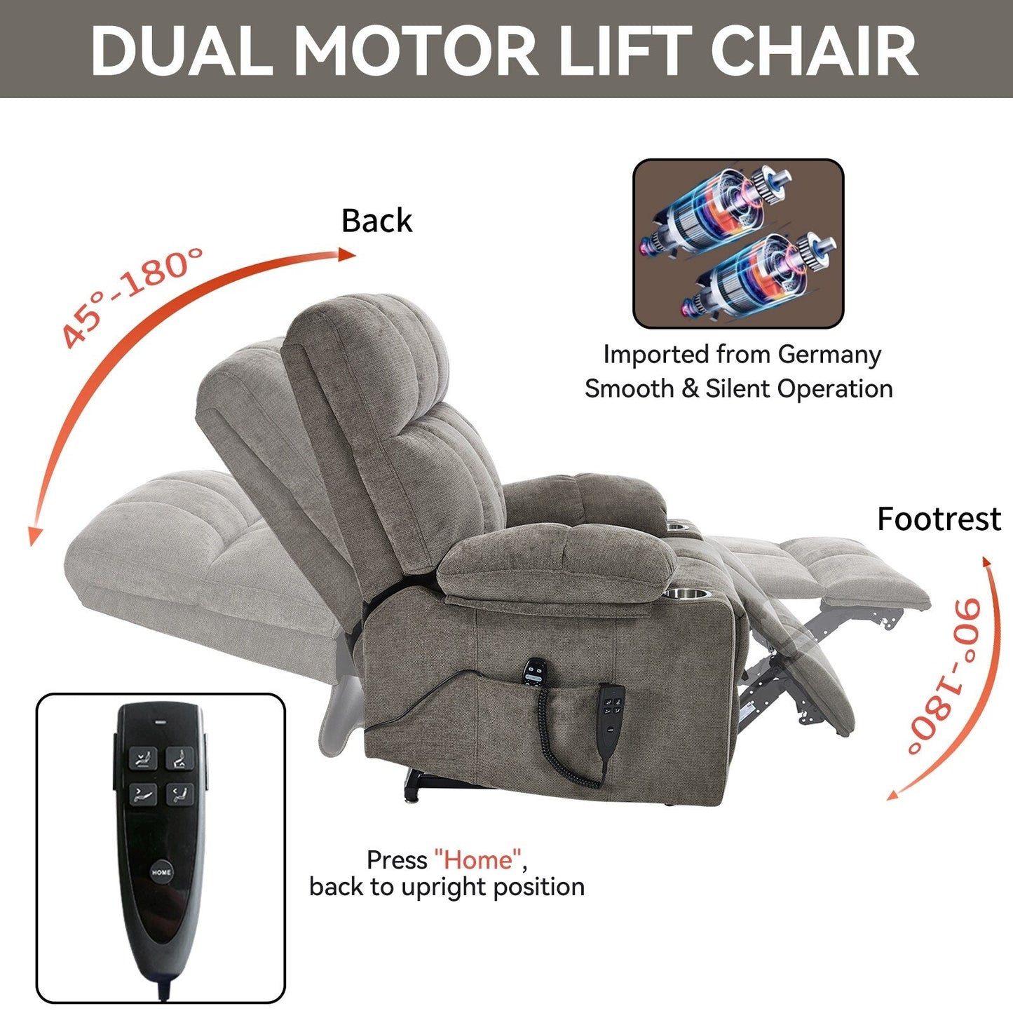 Fauteuil inclinable électrique