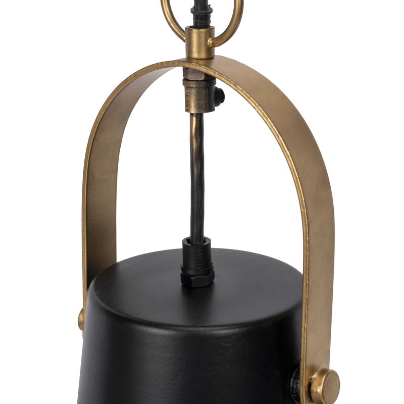 Pendentif Ryan – Nickel noir