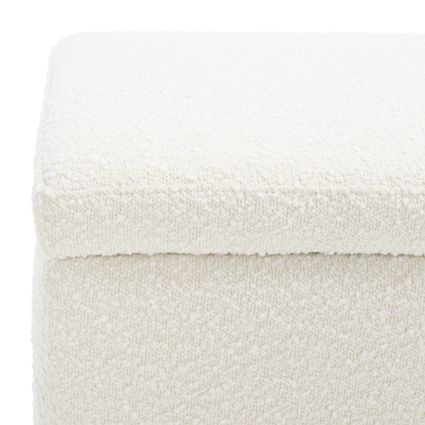 Banc de rangement SAFAVIEH Couture Sunneva Boucle - 61 po L x 20 po P x 19 po H - 61L x 20P x 19H