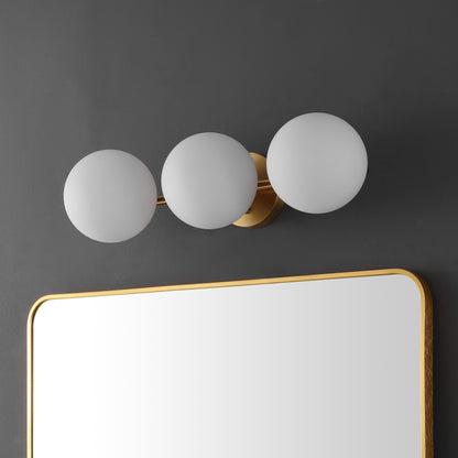 Applique murale traditionnelle SAFAVIEH Lighting Lambrini 21 (3 ampoules) - 6 L x 8 P x 21 H - 21 L x 8 P x 6 H