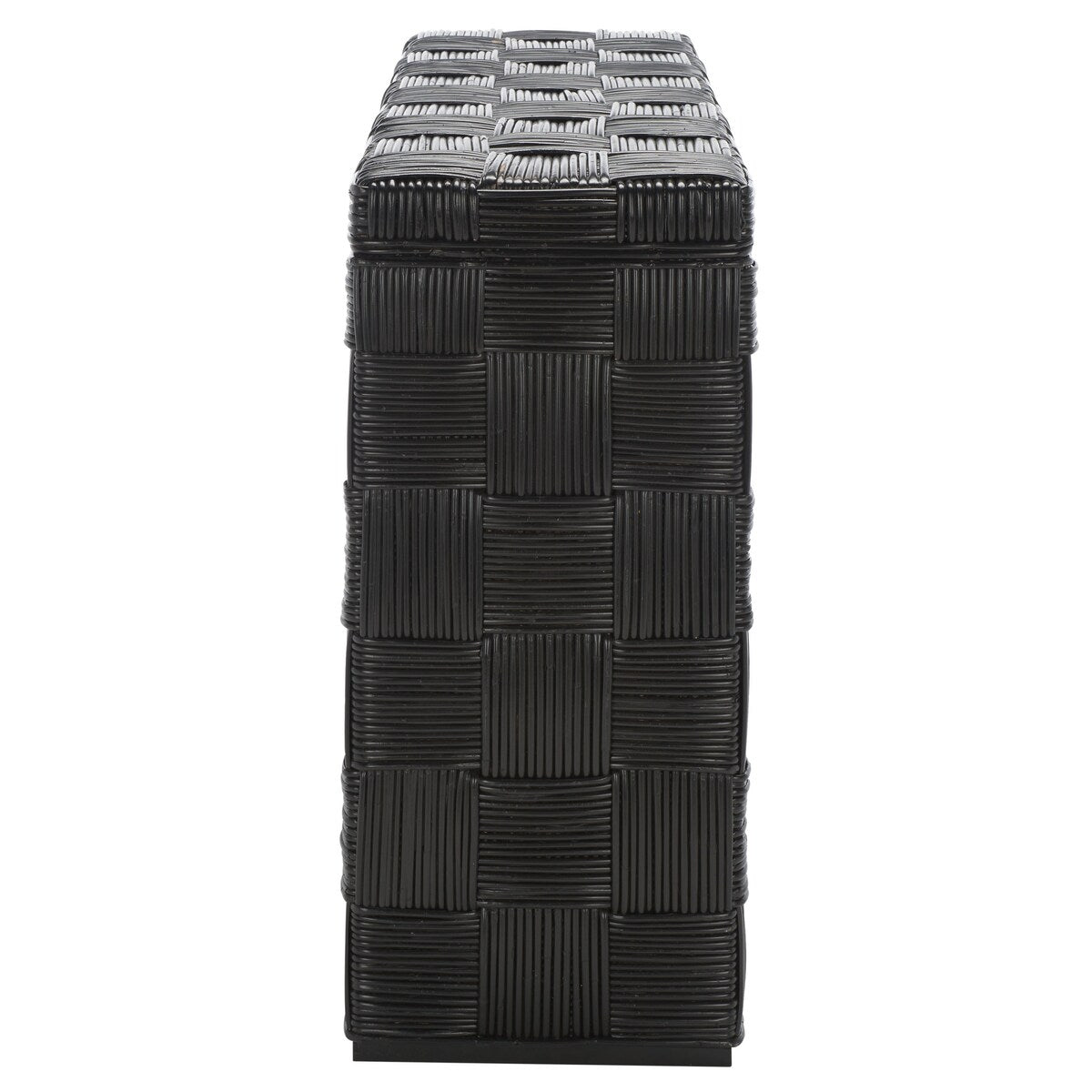 Console en rotin Mindel SAFAVIEH - 51 L x 14 P x 32 H