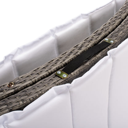 Ensemble de chaises longues d'extérieur Blaguna 3 pièces SAFAVIEH - 83 L x 20 P x 24 H