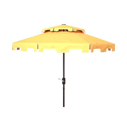 Parasol de marché double SAFAVIEH Outdoor Livia 9 pieds, base non incluse