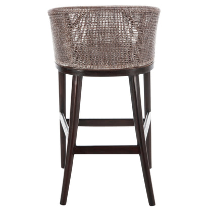 Tabouret de bar en rotin SAFAVIEH Virona de 76 cm (22,3 po l x 20,5 po l x 39 po H)