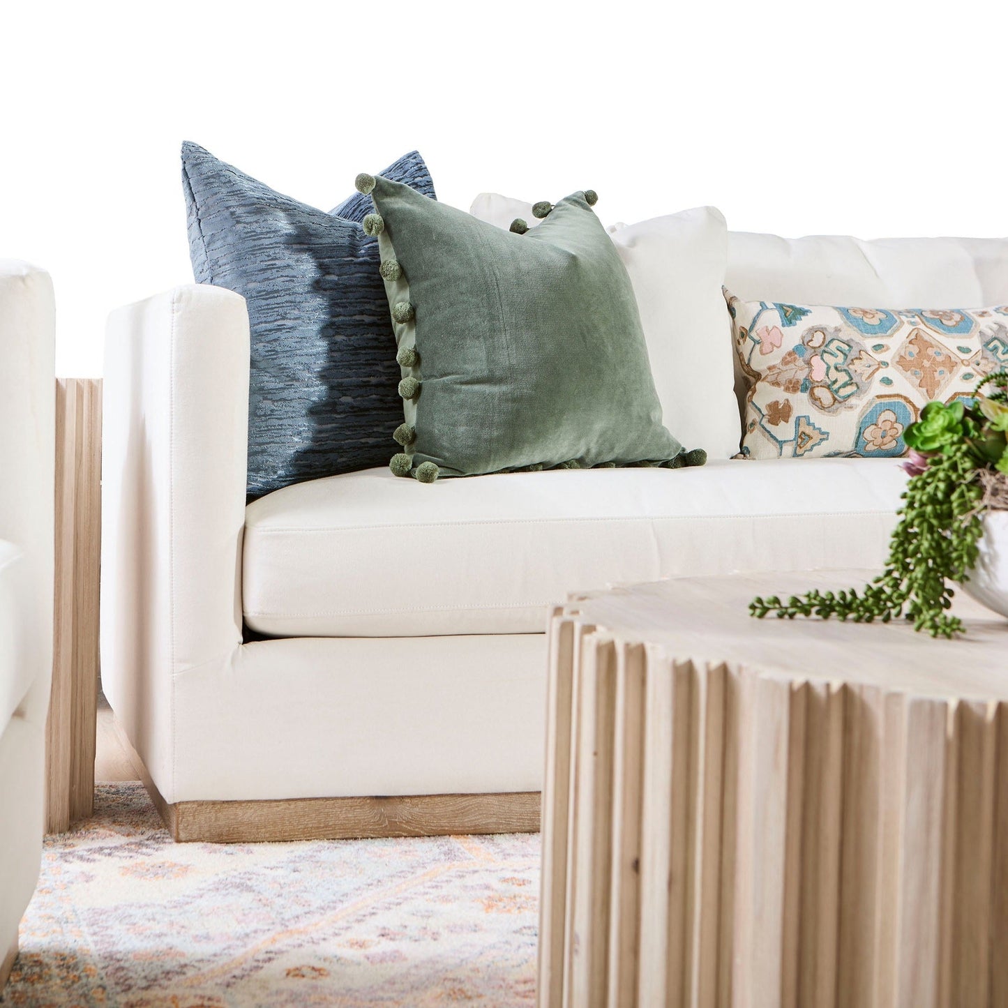 Fauteuil-canapé à base de plinthe Siena