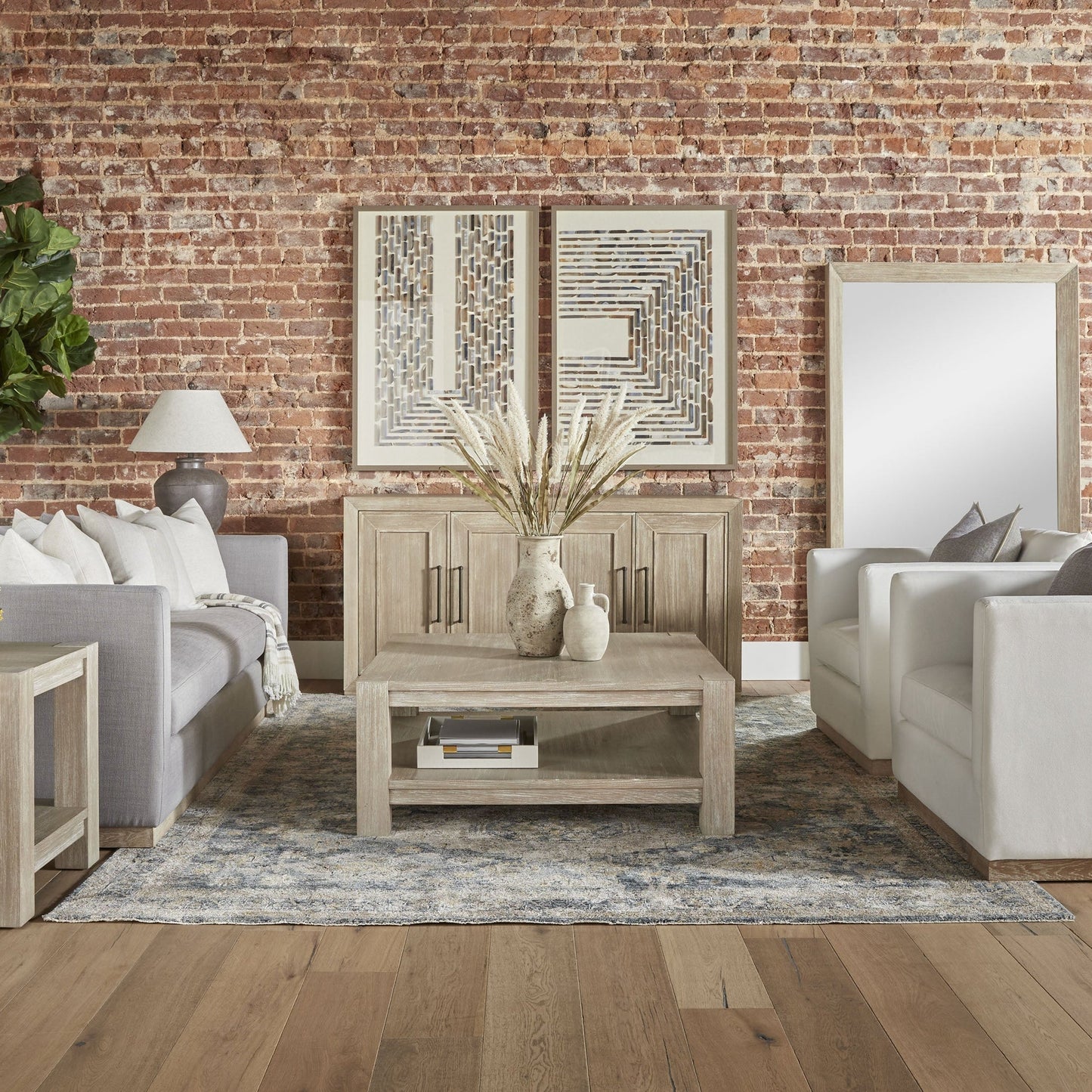 Fauteuil-canapé à base de plinthe Siena