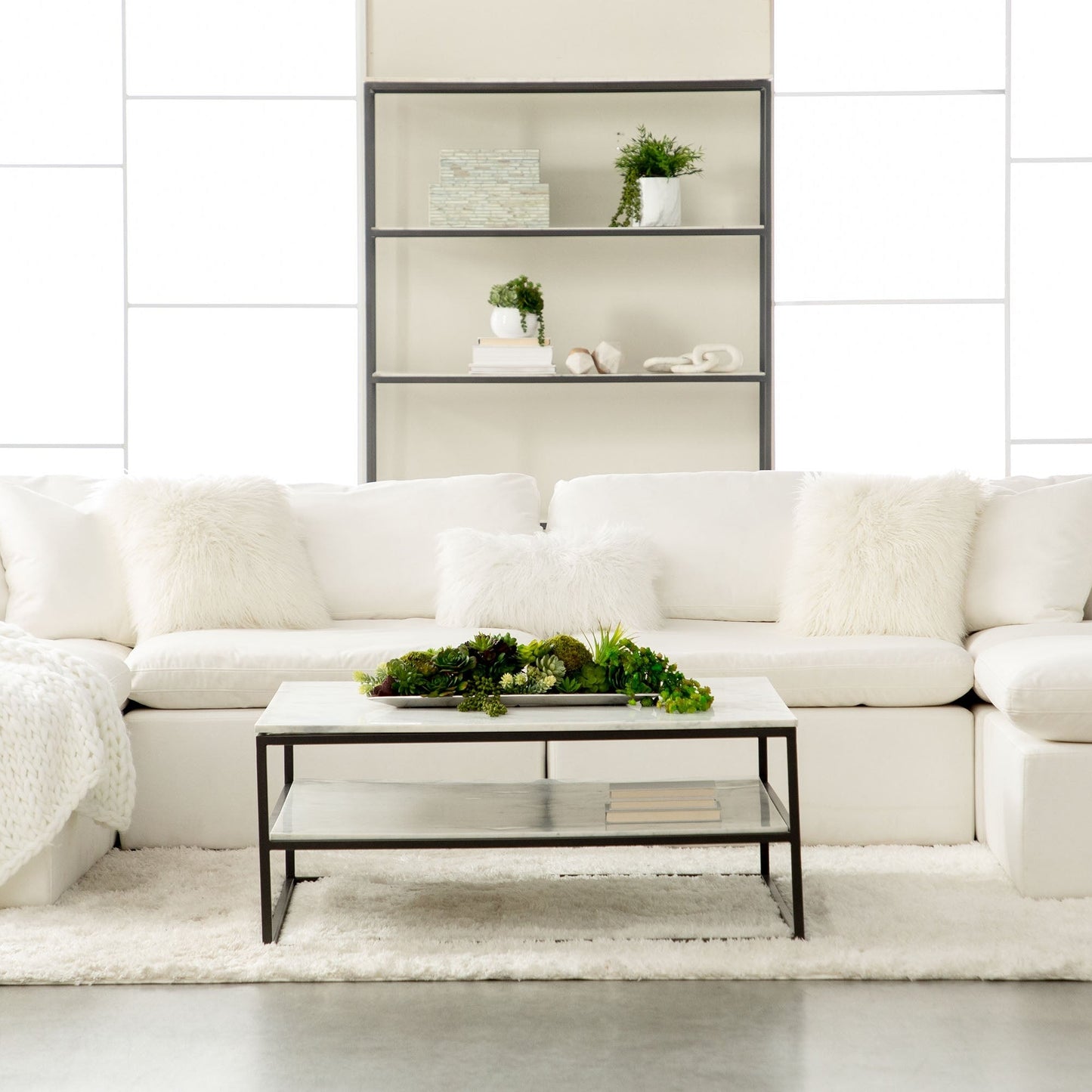 Chaise modulaire sans accoudoirs Sky