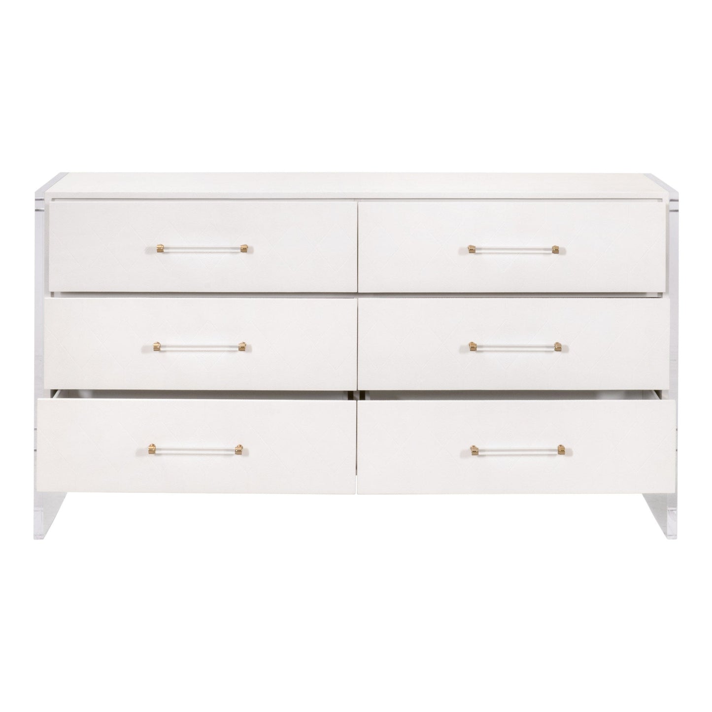 Commode double 6 tiroirs Sonia Shagreen