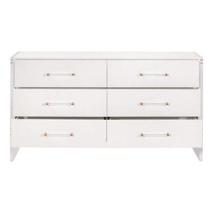 Commode double 6 tiroirs Sonia Shagreen