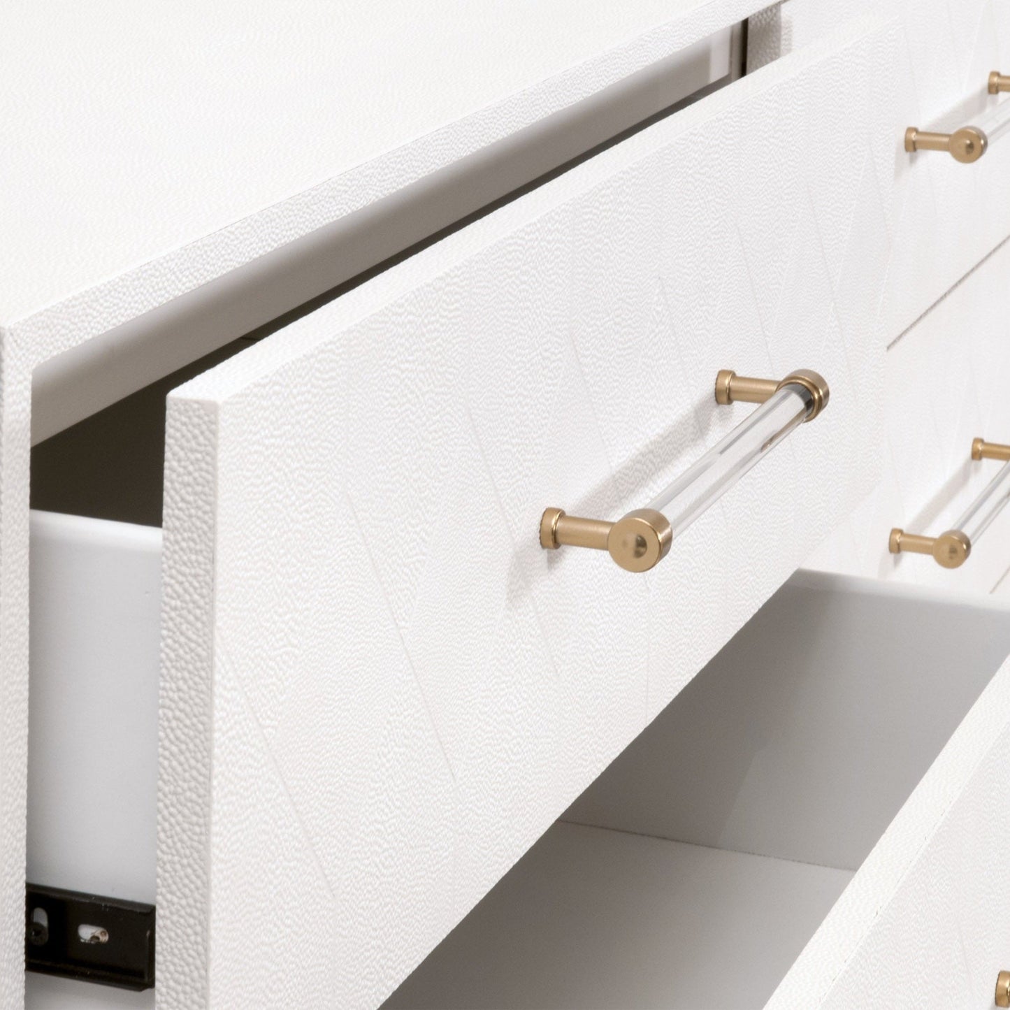 Commode double 6 tiroirs Sonia Shagreen