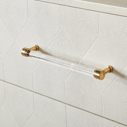 Commode double 6 tiroirs Sonia Shagreen