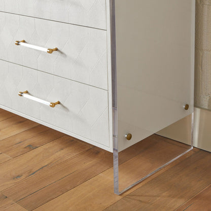 Commode double 6 tiroirs Sonia Shagreen