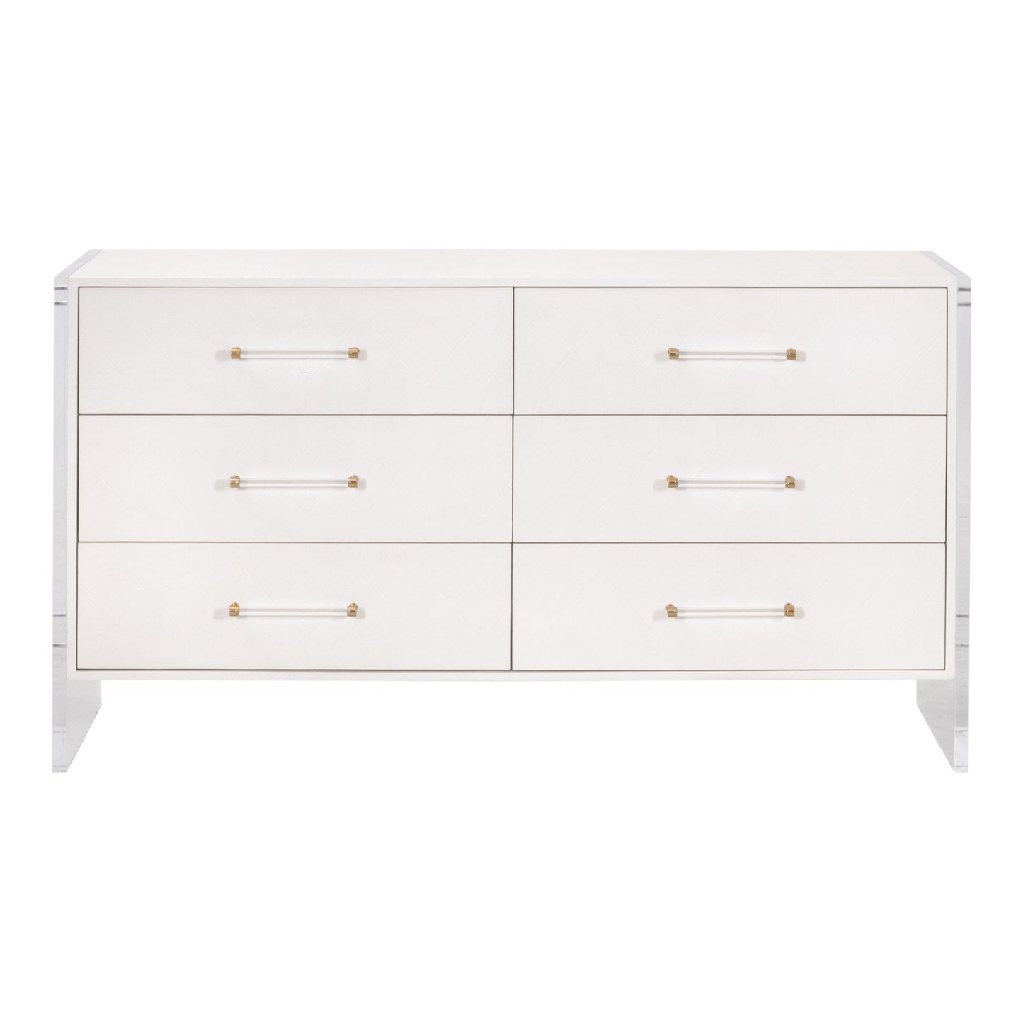 Commode double 6 tiroirs Sonia Shagreen