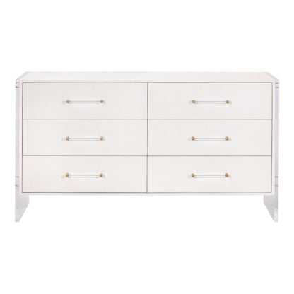 Commode double 6 tiroirs Sonia Shagreen