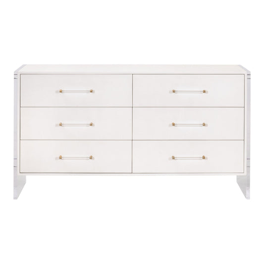 Commode double 6 tiroirs Sonia Shagreen