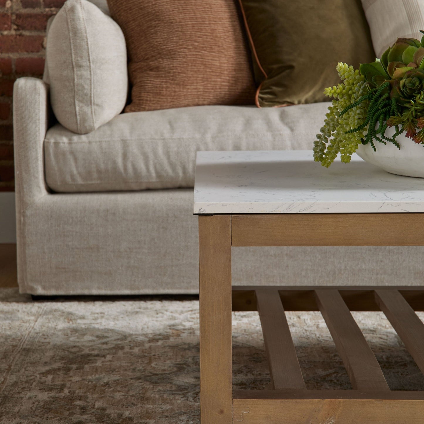 Table basse en épicéa