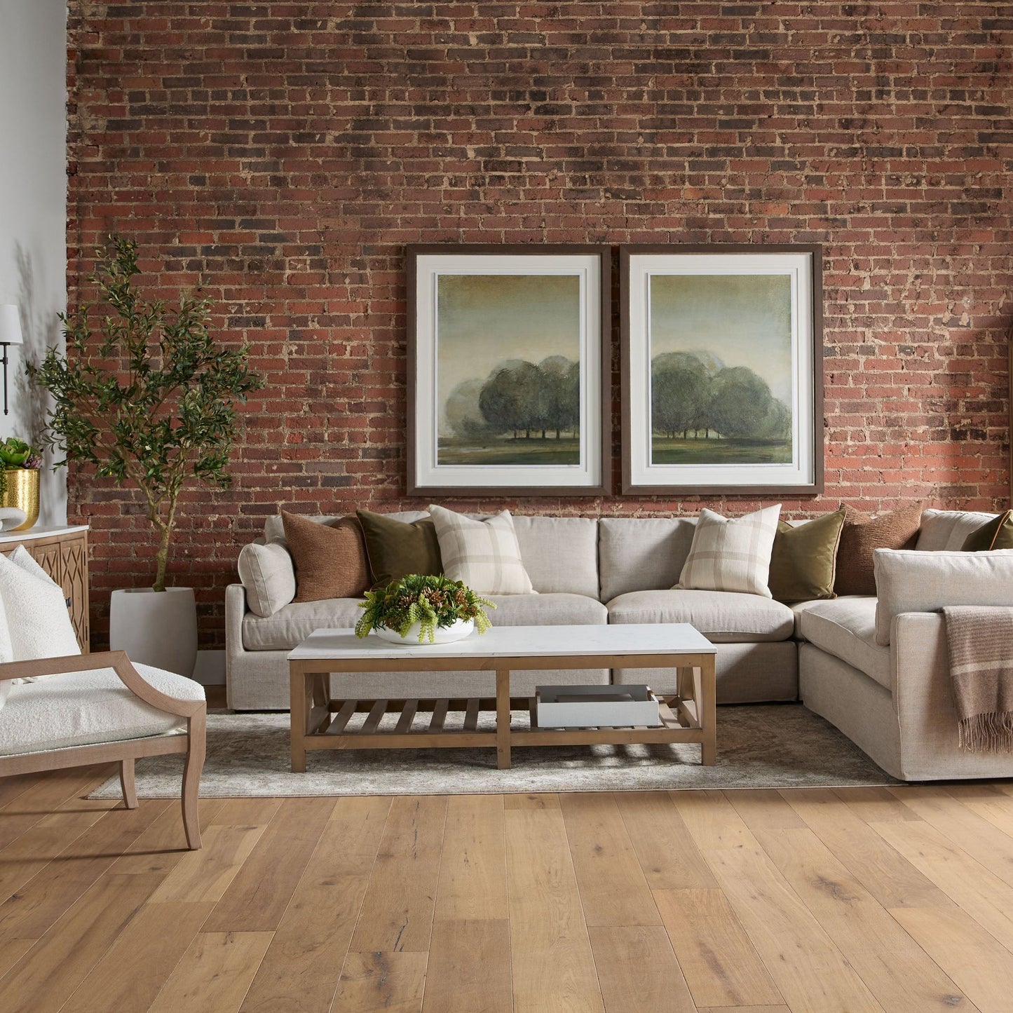 Table basse en épicéa