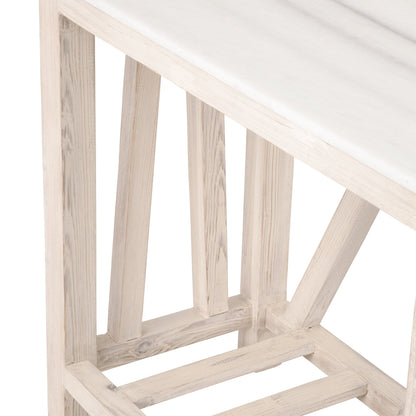 Table console en épicéa