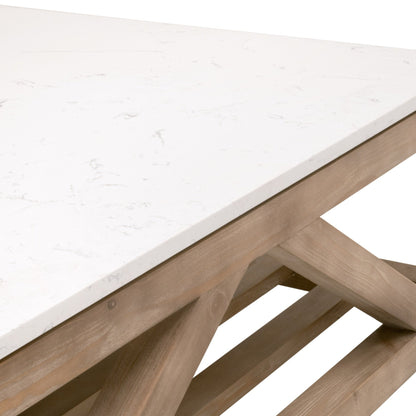 Table basse carrée en épicéa