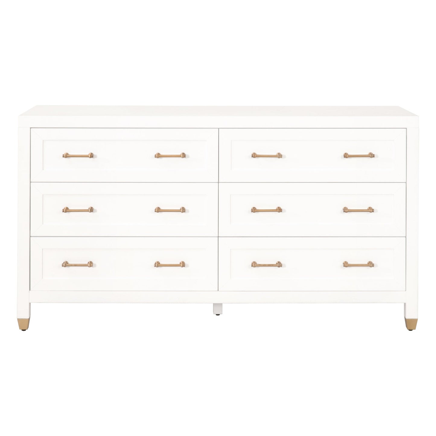 Commode double à 6 tiroirs Stella