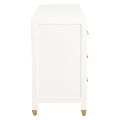 Commode double à 6 tiroirs Stella