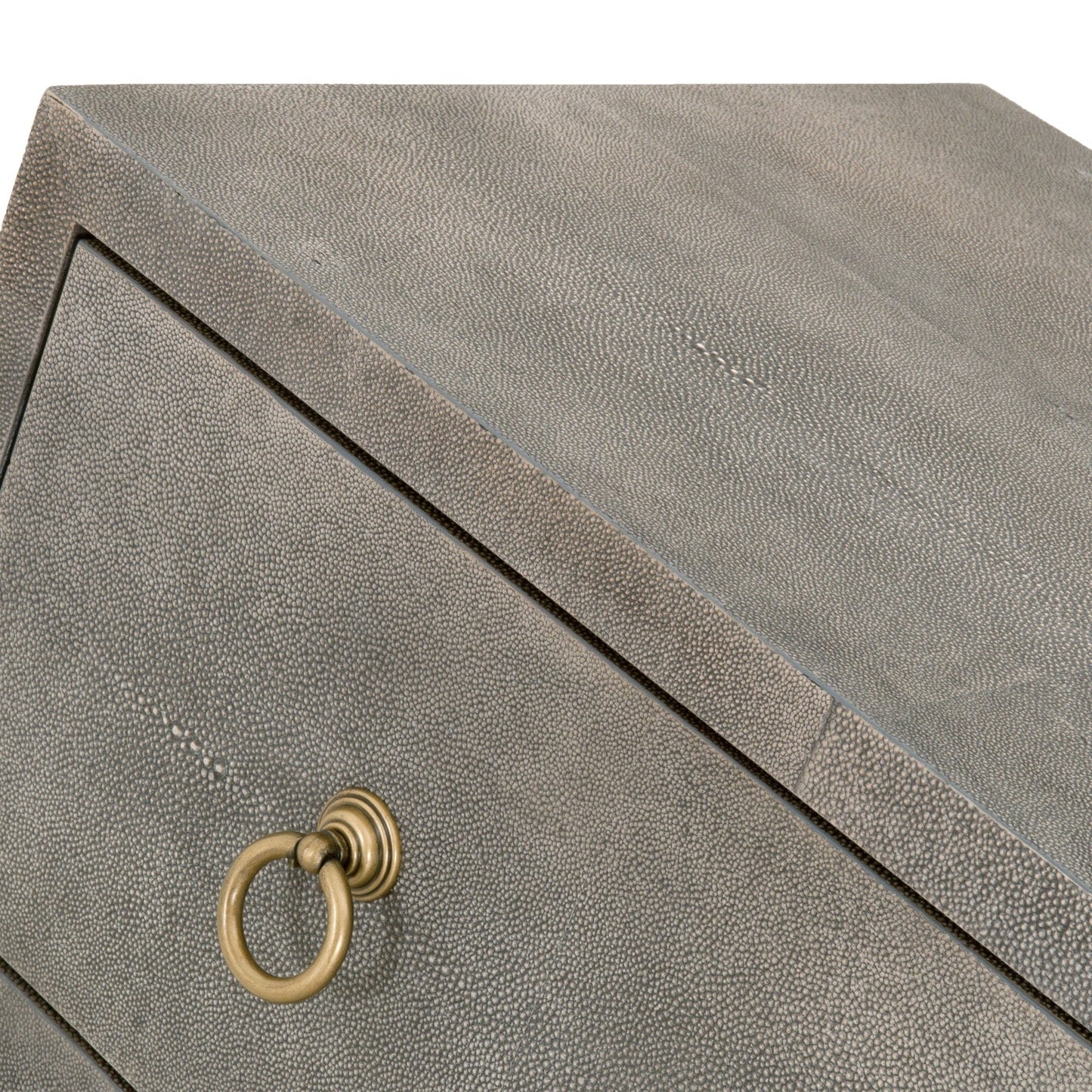 Commode double à 6 tiroirs Strand Shagreen
