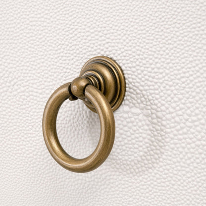 Table de chevet à 2 tiroirs Strand Shagreen