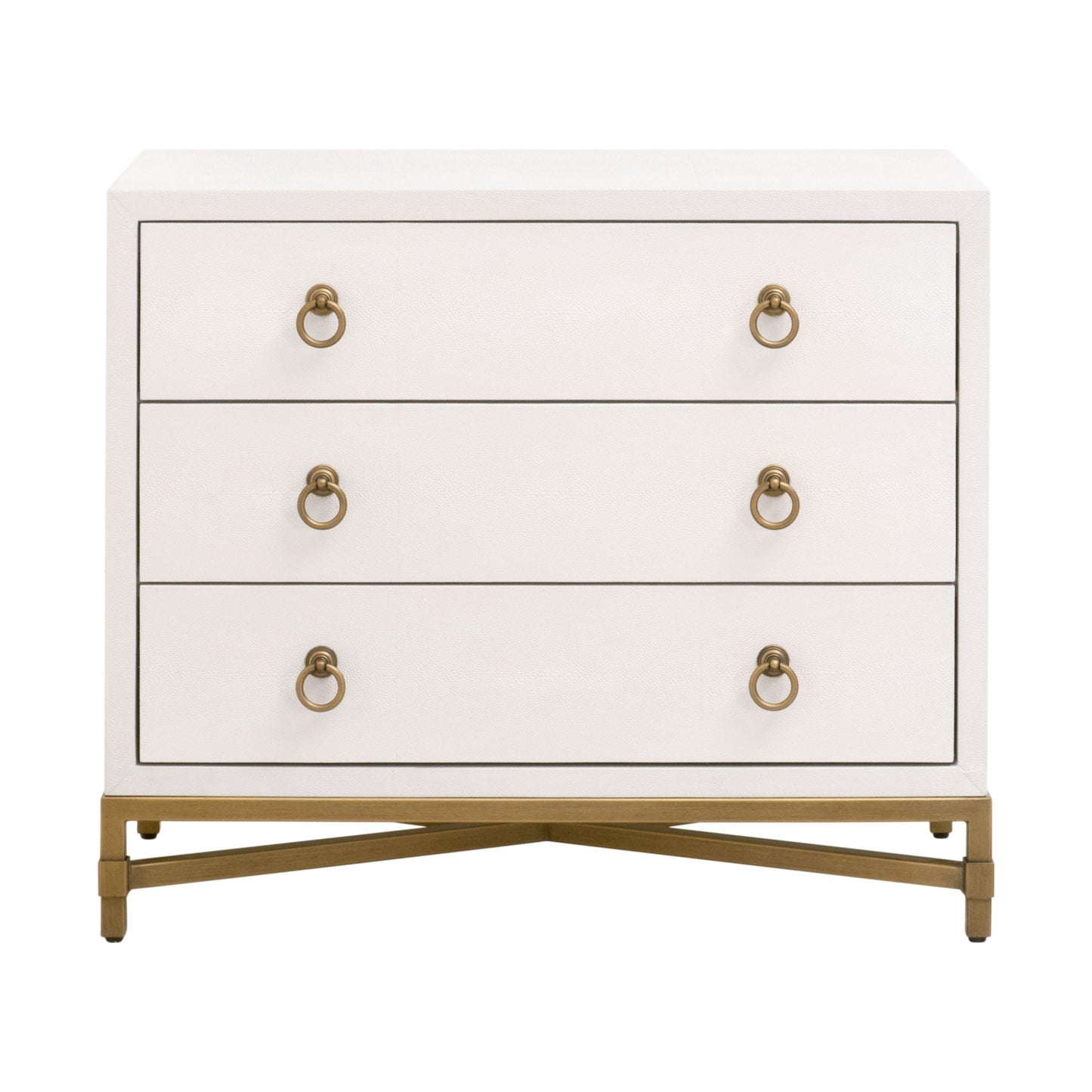 Table de chevet 3 tiroirs Strand Shagreen