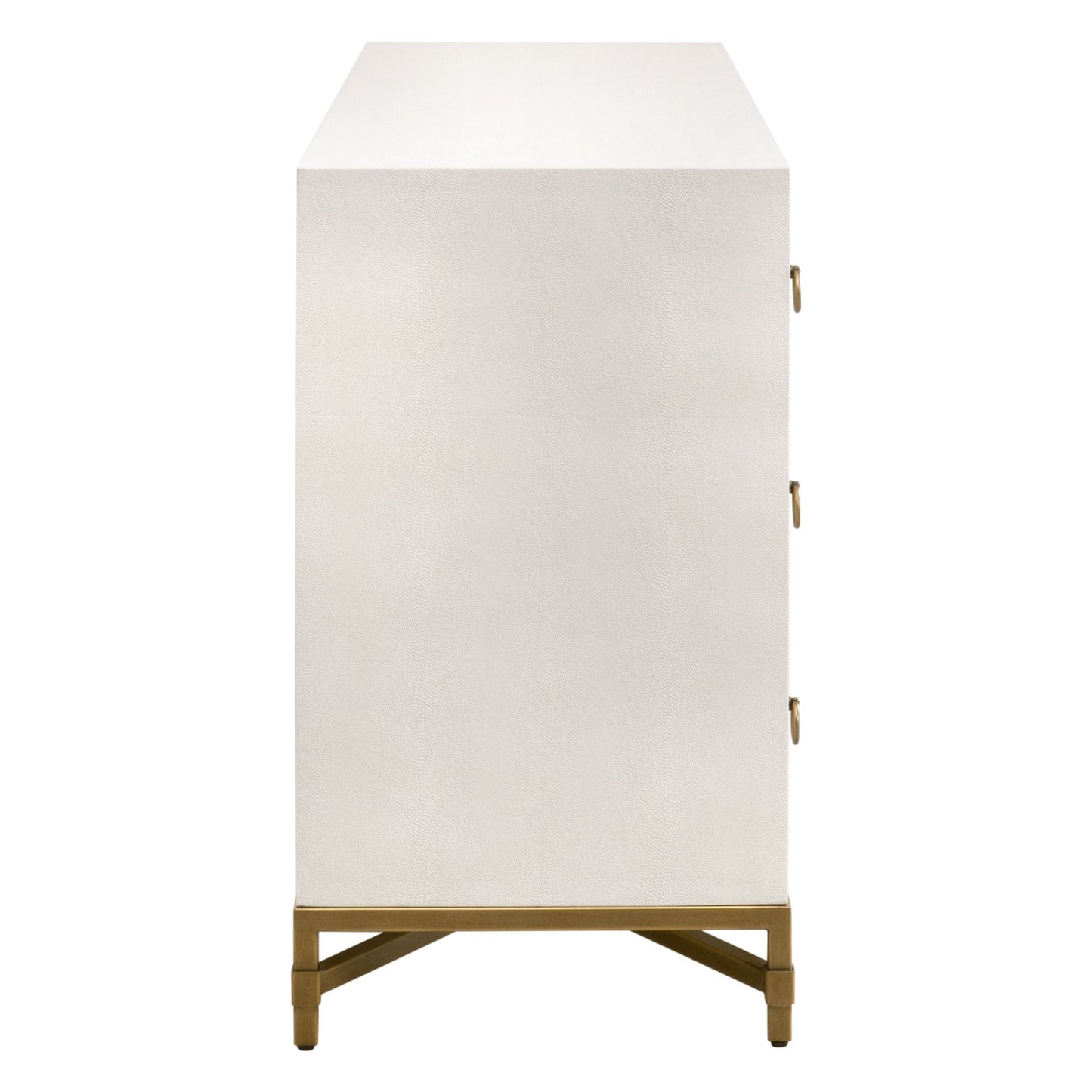 Commode double à 6 tiroirs Strand Shagreen