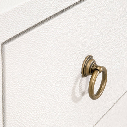 Commode double à 6 tiroirs Strand Shagreen