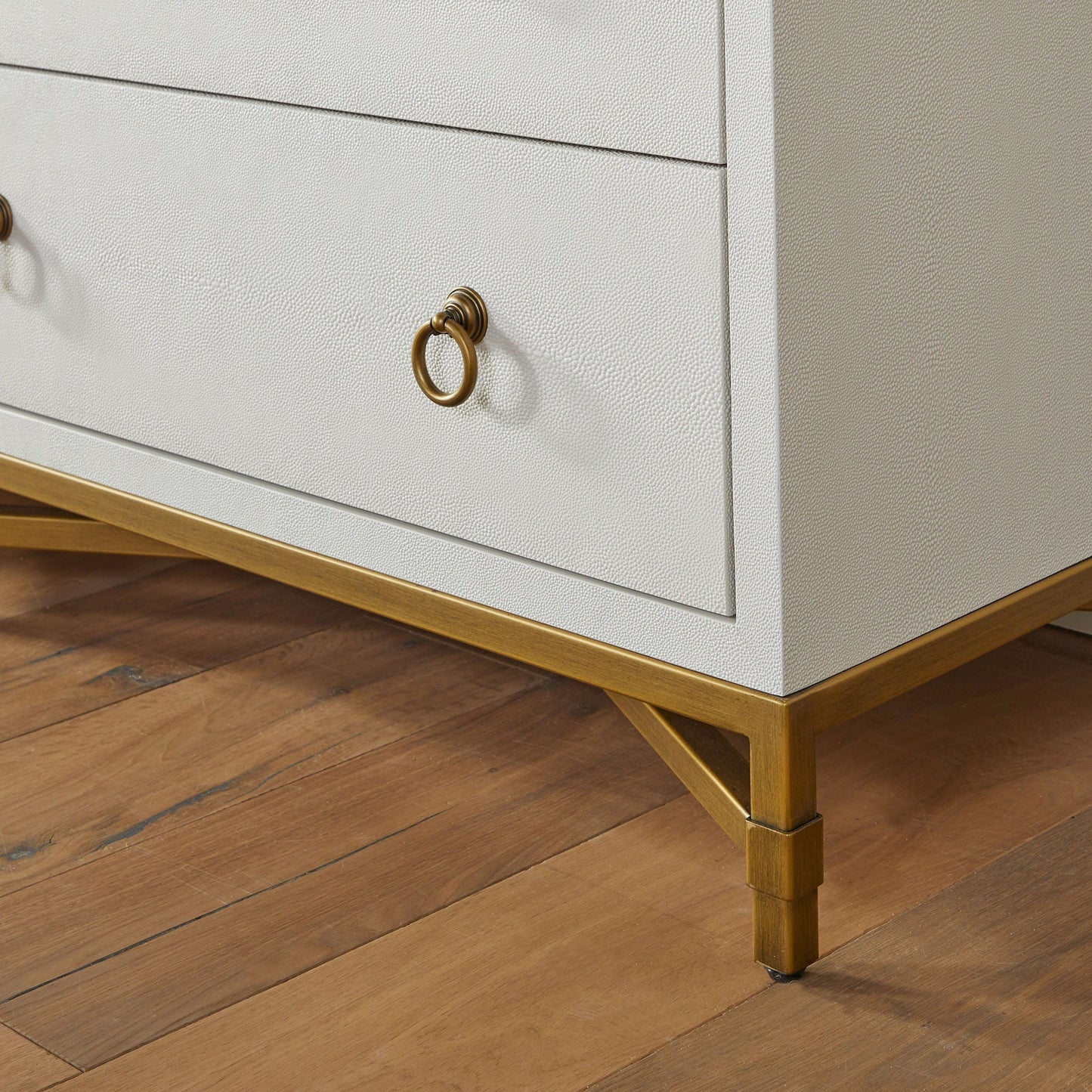 Commode double à 6 tiroirs Strand Shagreen