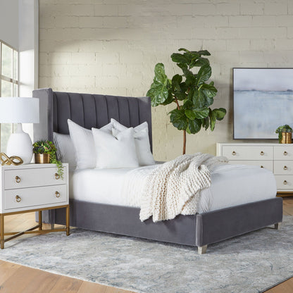 Commode double à 6 tiroirs Strand Shagreen