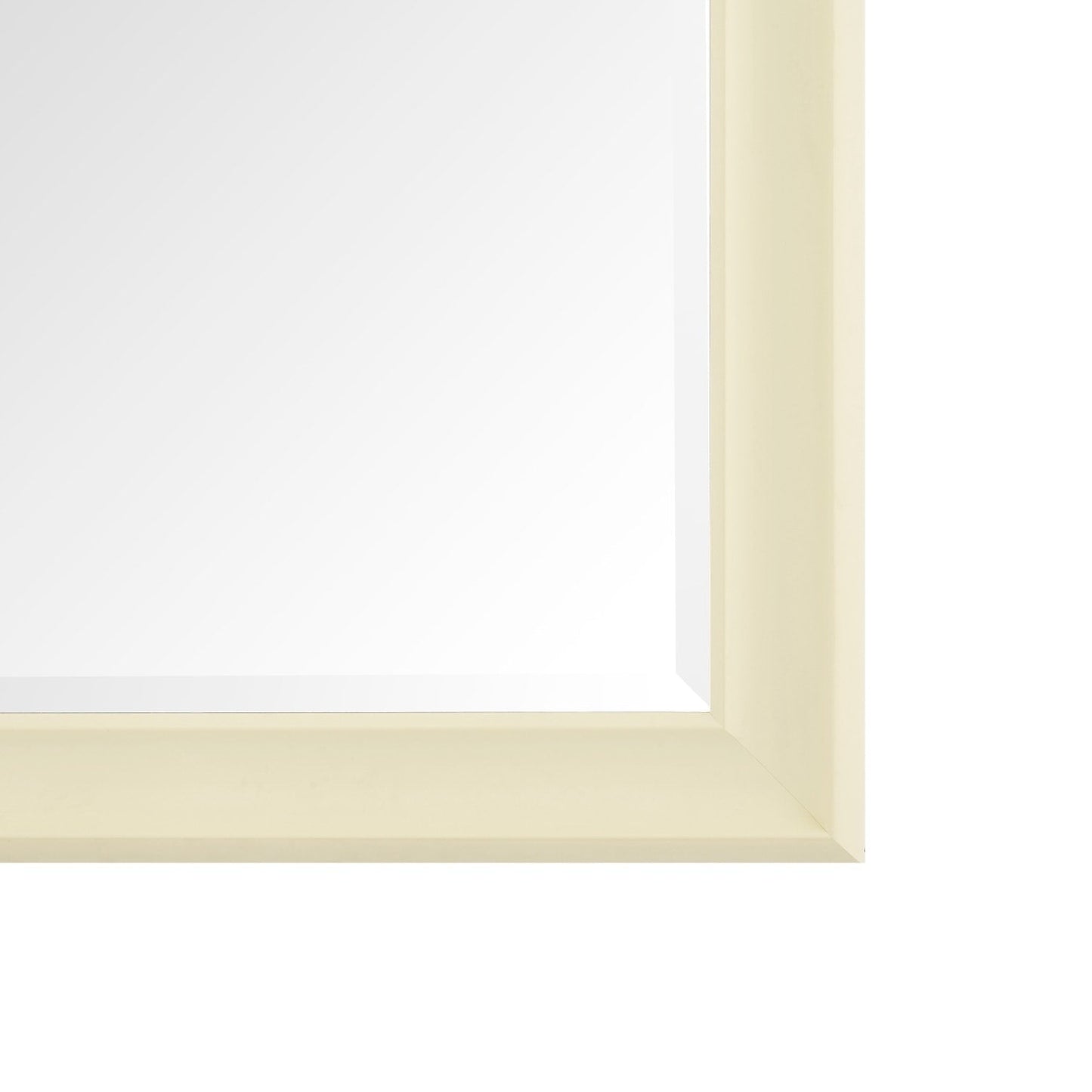 Grand miroir sur toute la surface, miroir surdimensionné, cadre en imitation bois lisse, miroir rectangulaire à suspendre au mur