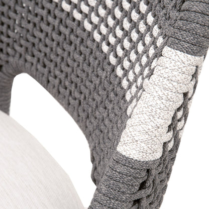 Tabouret de bar en tapisserie