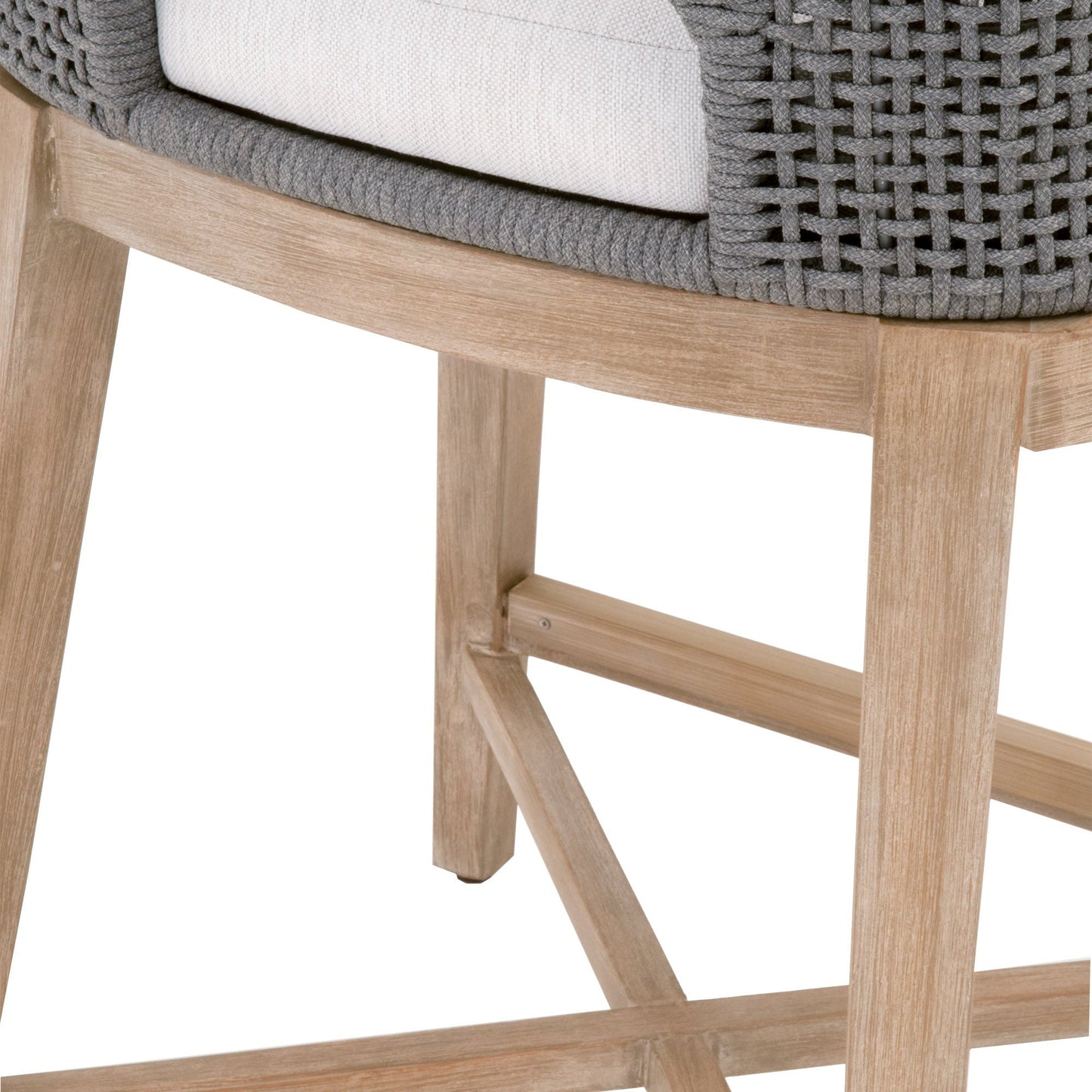 Tabouret de bar en tapisserie