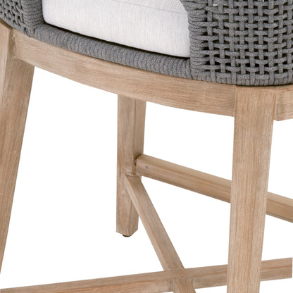 Tabouret de bar en tapisserie