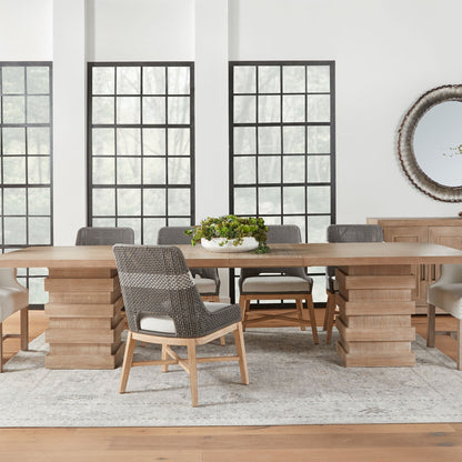 Chaise de salle à manger en tapisserie, lot de 2