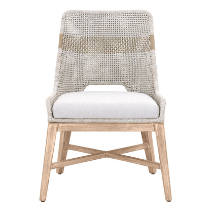 Chaise de salle à manger en tapisserie, lot de 2