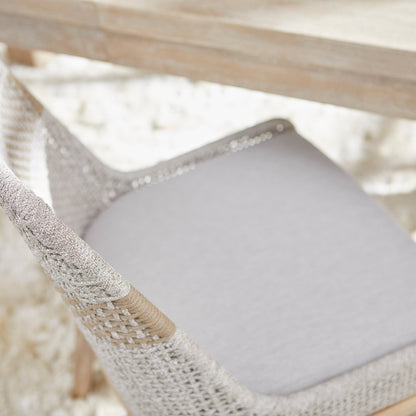 Chaise de salle à manger en tapisserie, lot de 2