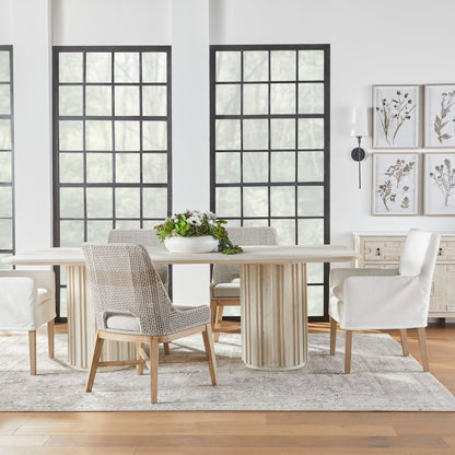 Chaise de salle à manger en tapisserie, lot de 2