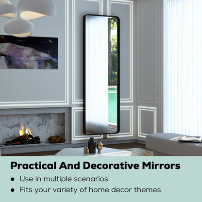 Miroir mural de salle de bain moderne à cadre en métal TokeShimi