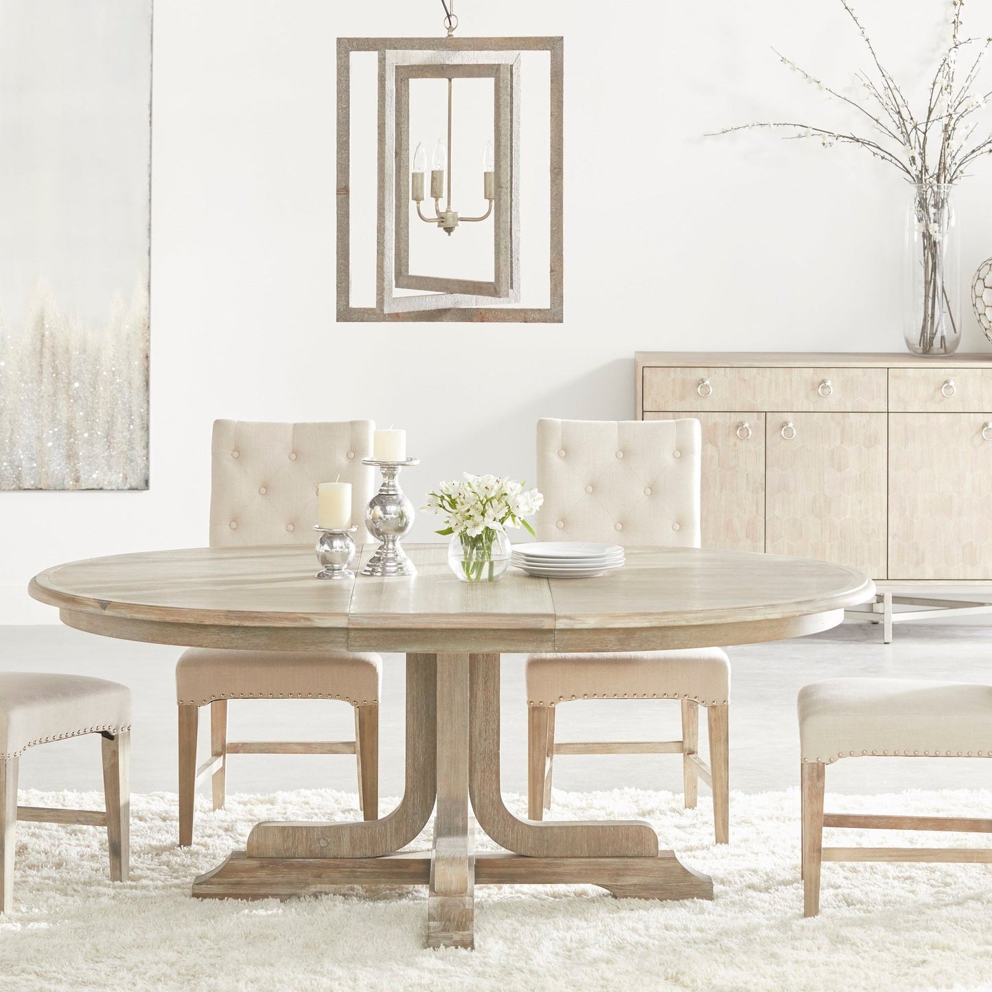 Table à manger ronde extensible Torrey 60