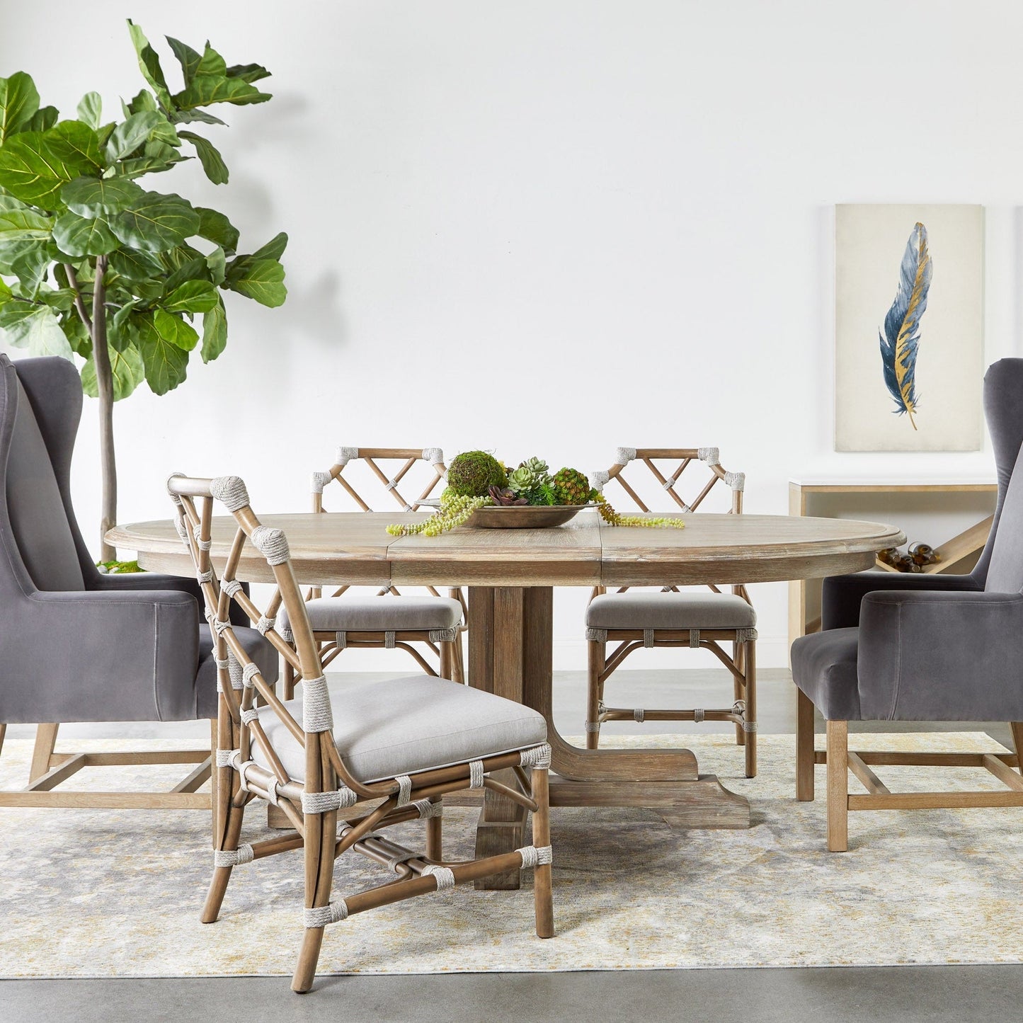 Table à manger ronde extensible Torrey 60