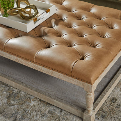 Table basse capitonnée et rembourrée Townsend