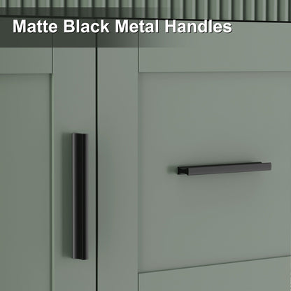 Ensemble de meuble-lavabo Wavy Line 30/36/48 avec lavabo et robinet