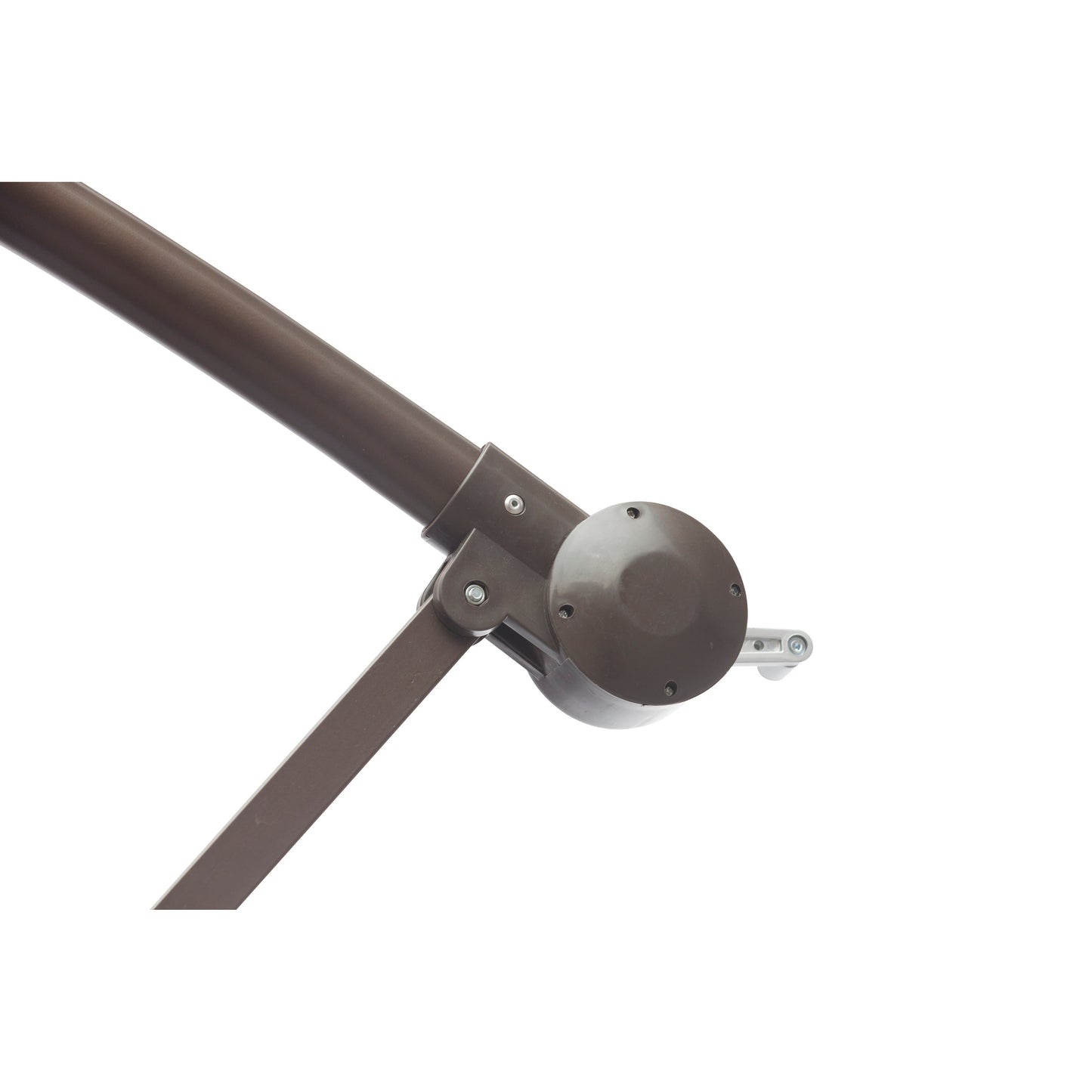 Parasol de patio suspendu en porte-à-faux décalé Weller de 10 pieds