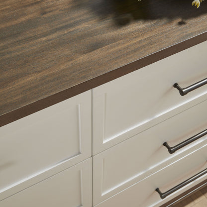 Commode double à 6 tiroirs Wrenn