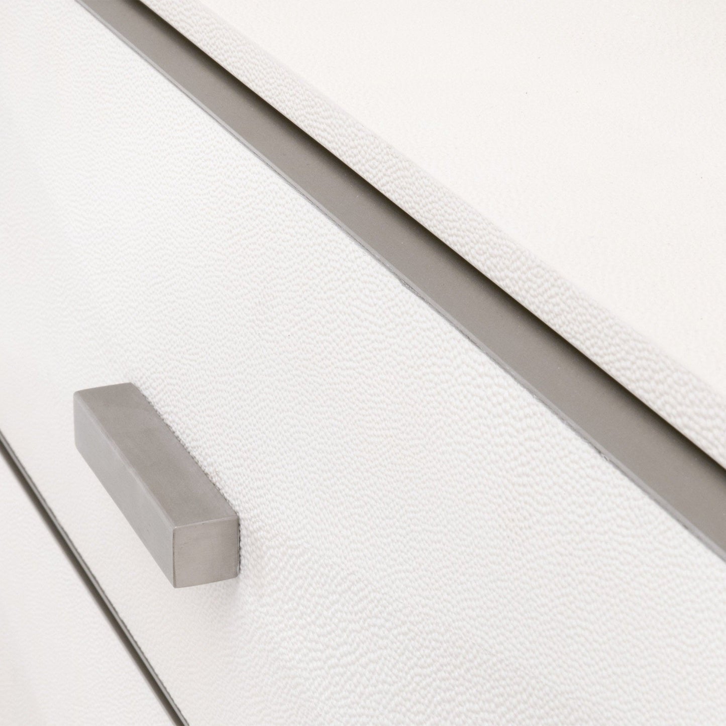 Table de chevet à 3 tiroirs Wynn Shagreen