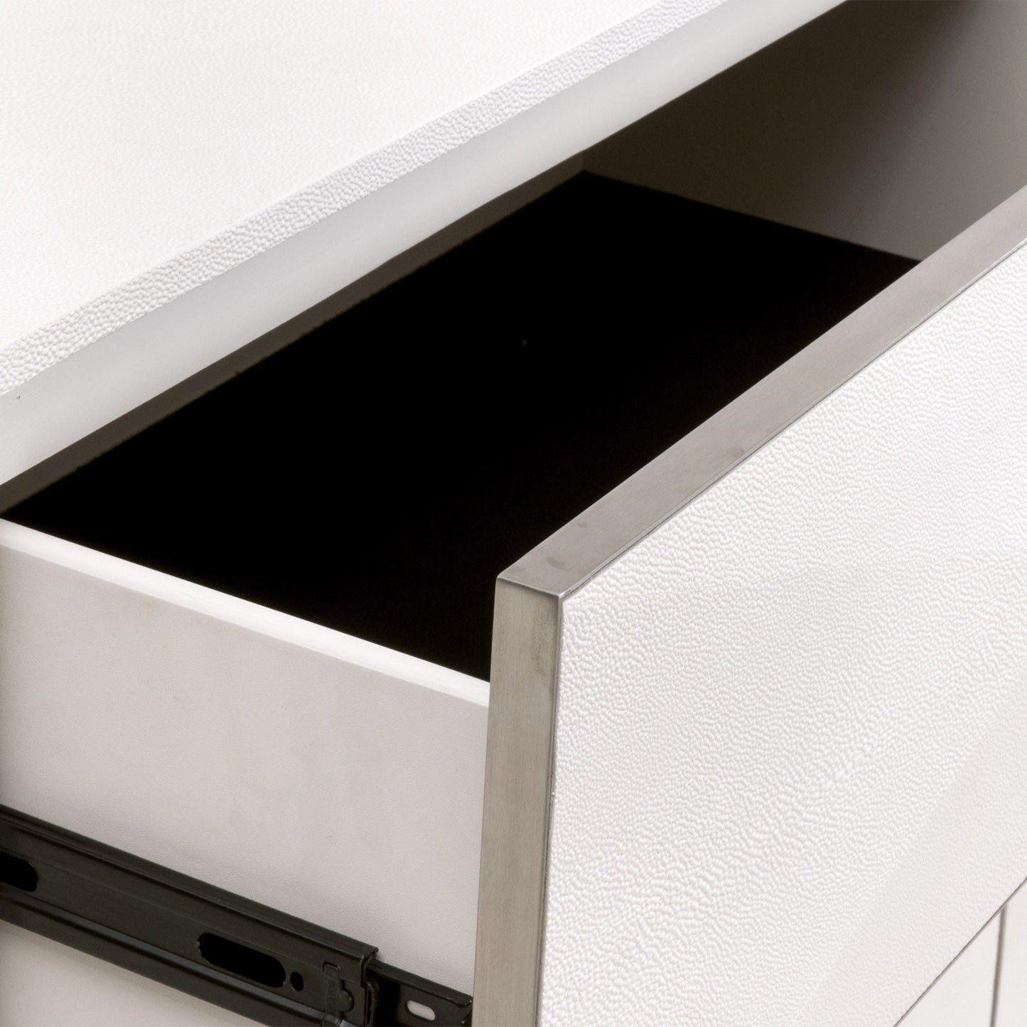 Commode double à 6 tiroirs Wynn Shagreen