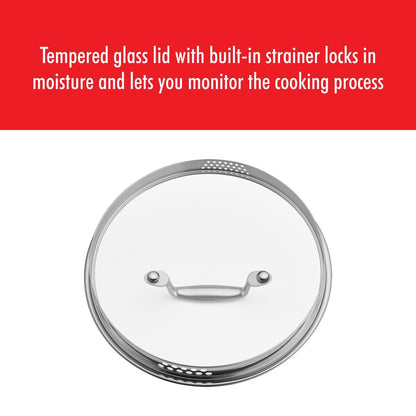 Cocotte hollandaise antiadhésive en acier inoxydable et céramique ZWILLING Clad CFX de 6 pintes
